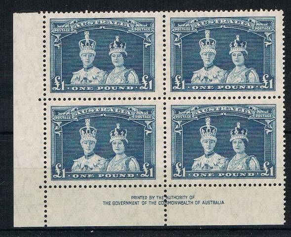 Image of Australia SG 178a LMM British Commonwealth Stamp